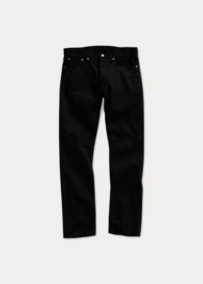 Jeans Ralph Lauren Hombre Negros - Slim Fit Selvedge - JWQXM9078